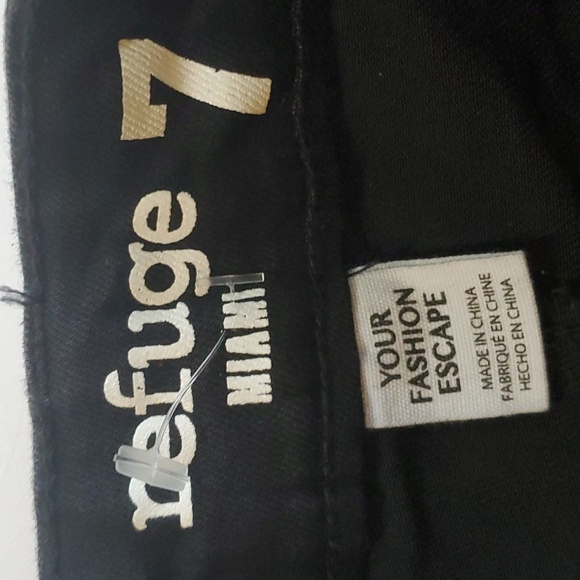 Refuge size 7 Miami black jeans high rise super skinny hi-rise - Picture 5 of 14